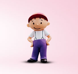 Kid Cartoon Character Toy